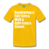 Gymnast Beam Premium T-Shirt - sun yellow