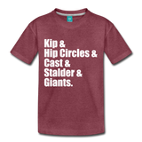 Kids'Gymnast  Premium T-Shirt - heather burgundy