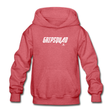 GripSquad Youth Hoodie - heather red