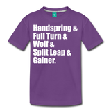 Gymnast Beam Premium T-Shirt - purple