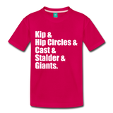 Kids'Gymnast  Premium T-Shirt - dark pink