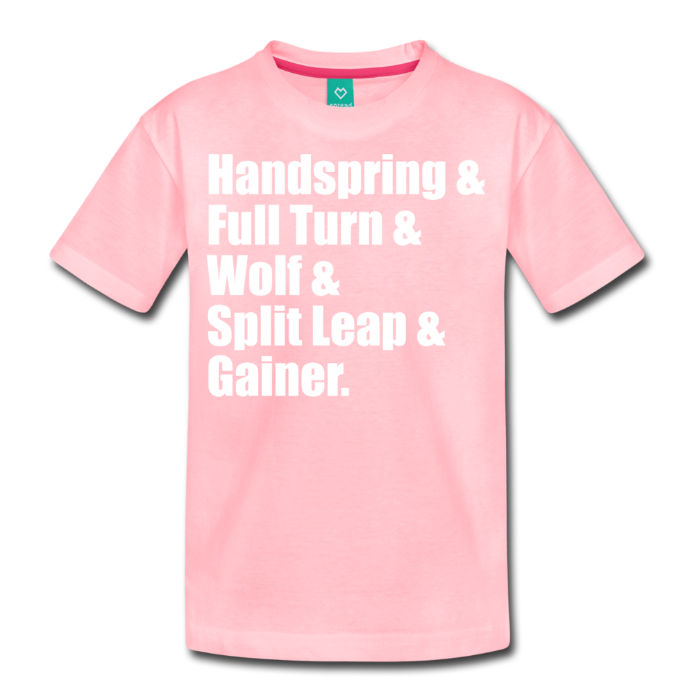 Gymnast Beam Premium T-Shirt - pink