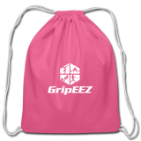 GripEEZ Cotton Drawstring Bag - pink